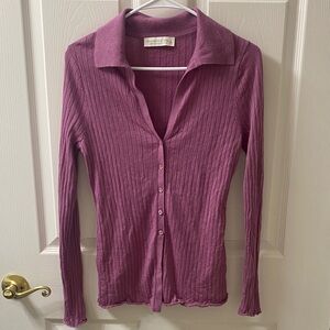 A&F Merino Wool Button-Up Shirt
